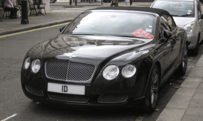 Most expensive UK license plates