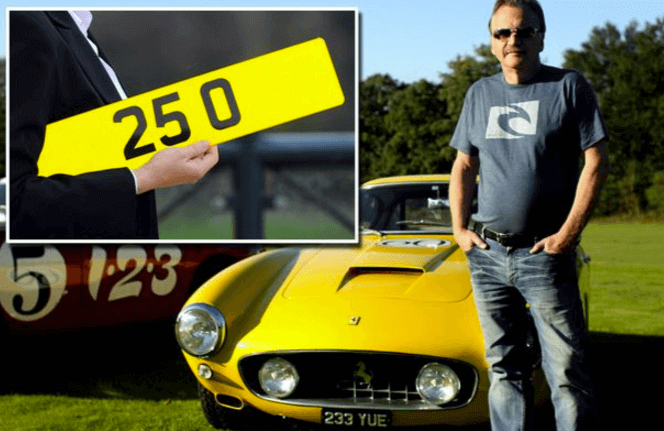 most expensive car plates uk