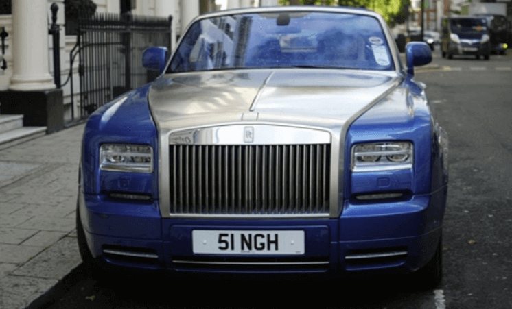 Most expensive UK license plates