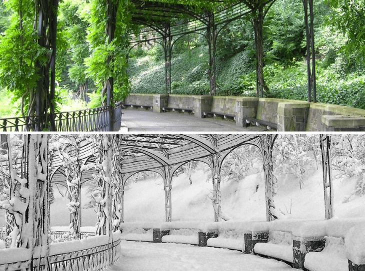 10 beautiful places transformed by winter