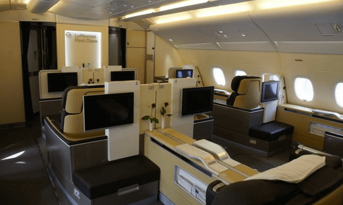 Top first class seats flying out of IKA