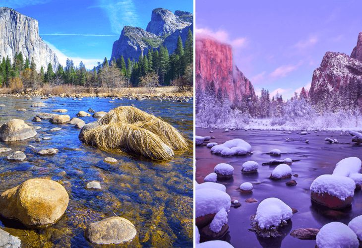 10 beautiful places transformed by winter