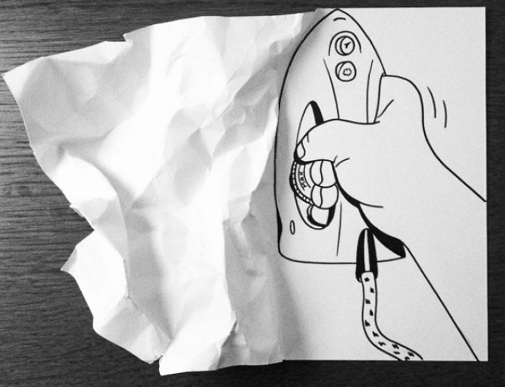 Clever 3D drawings to trick your mind