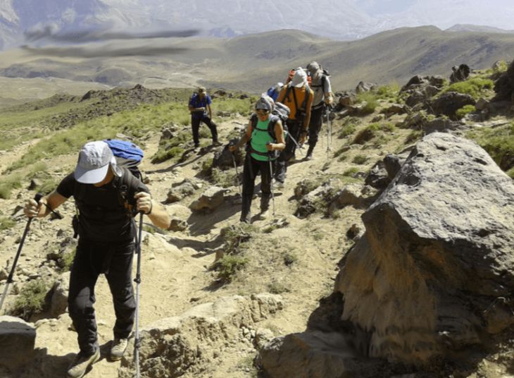 Highest peak in the Middle East