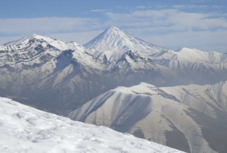 Highest peak in the Middle East