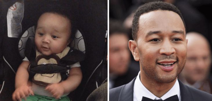 Baby and celebrity identical lookalikes