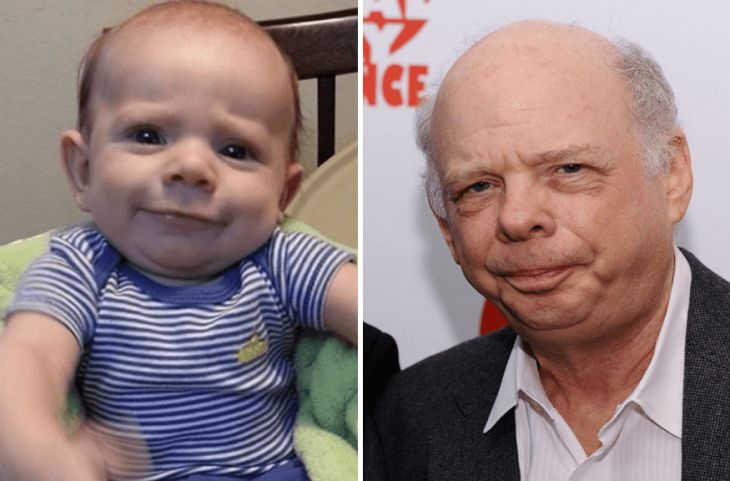 Baby and celebrity identical lookalikes