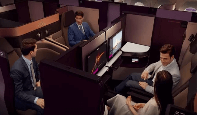 Qatar Airways brand new QSuite