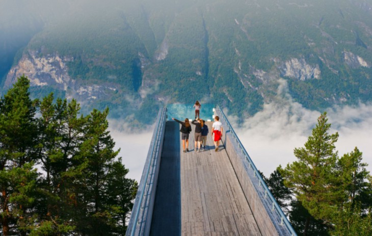 Scary but incredible viewing platforms