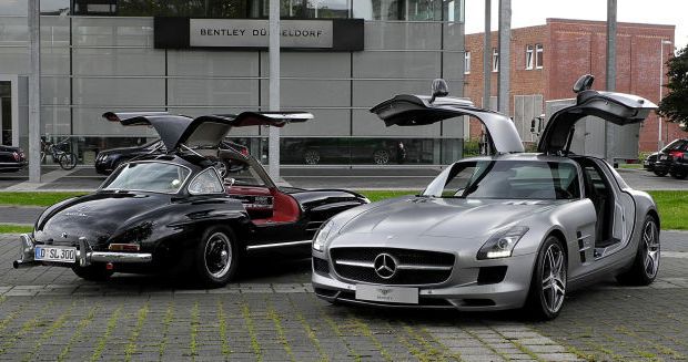 Classic cars and their modern versions