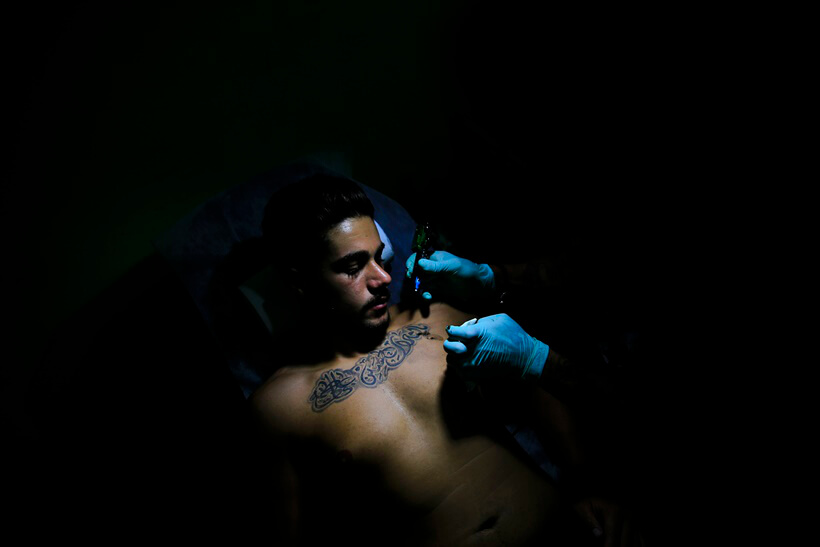 Shiite muslim tattoos in Lebanon