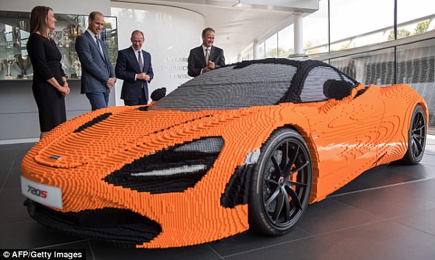 Life-size McLaren supercar in Lego