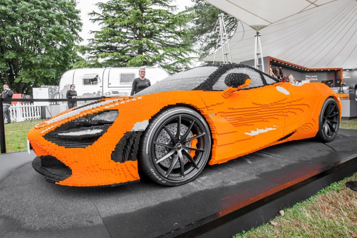 Life-size McLaren supercar in Lego