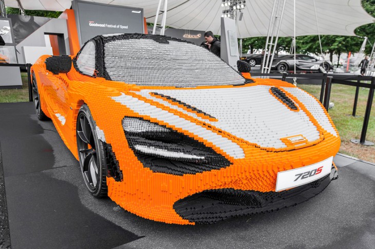 Life-size McLaren supercar in Lego