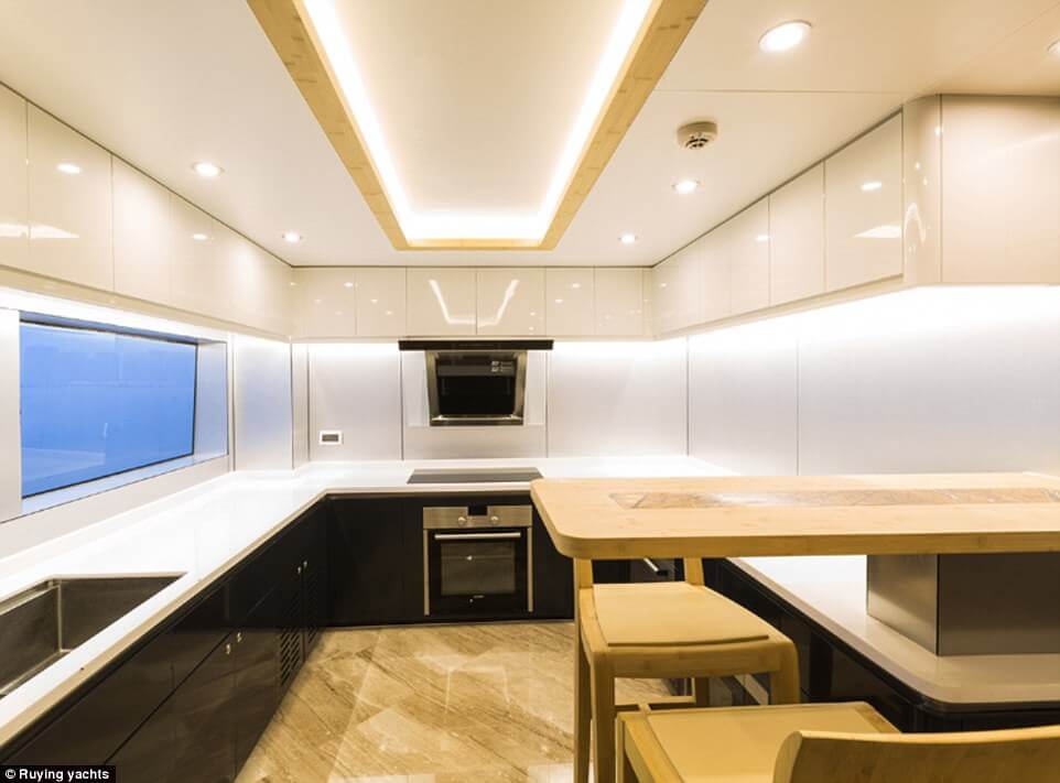 Moviestar Jackie Chan's luxury superyacht