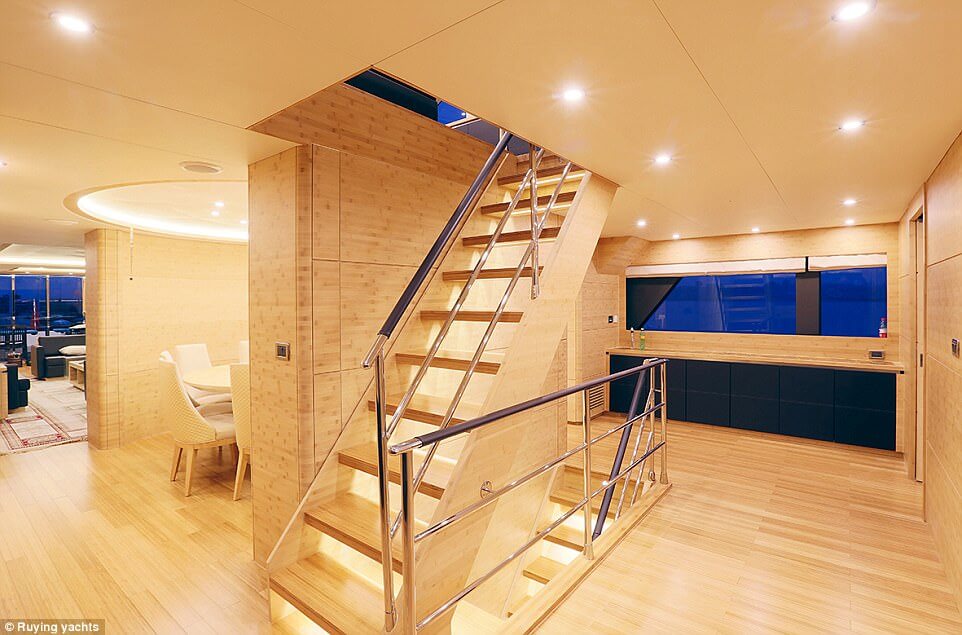 Moviestar Jackie Chan's luxury superyacht