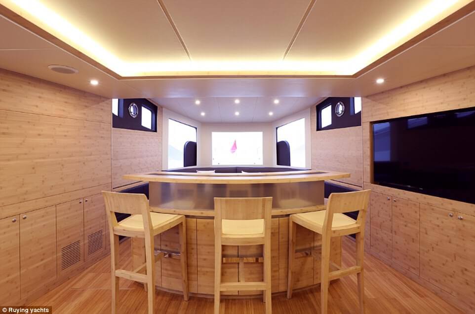 Moviestar Jackie Chan's luxury superyacht