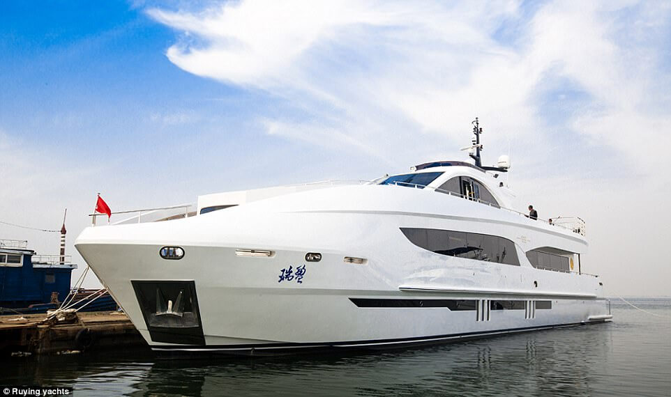 Moviestar Jackie Chan's luxury superyacht