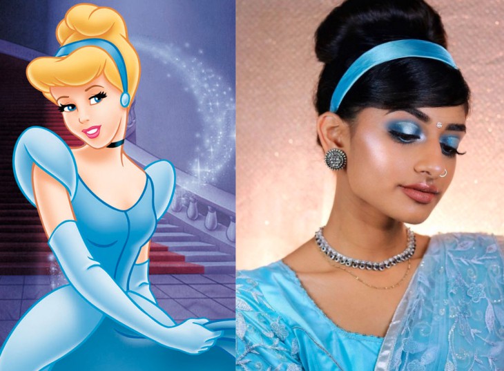 Indian model recreates disney characters