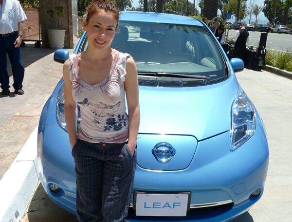 Hollywood celebrities and their green cars