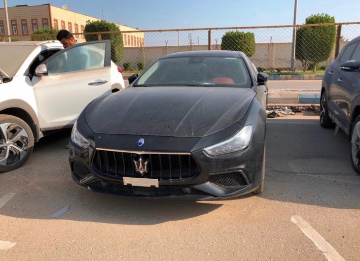 Brand new cars waiting for paperwork