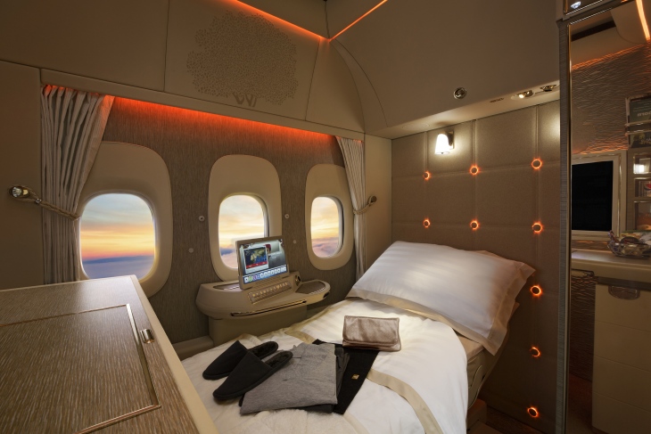 Emirates brand new cabins like 5 star hotel