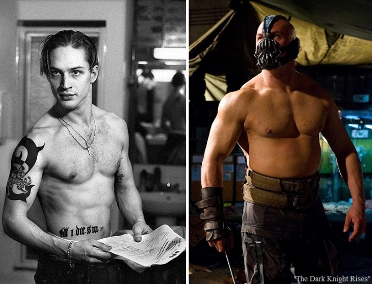 Hollywood actors that put on muscle