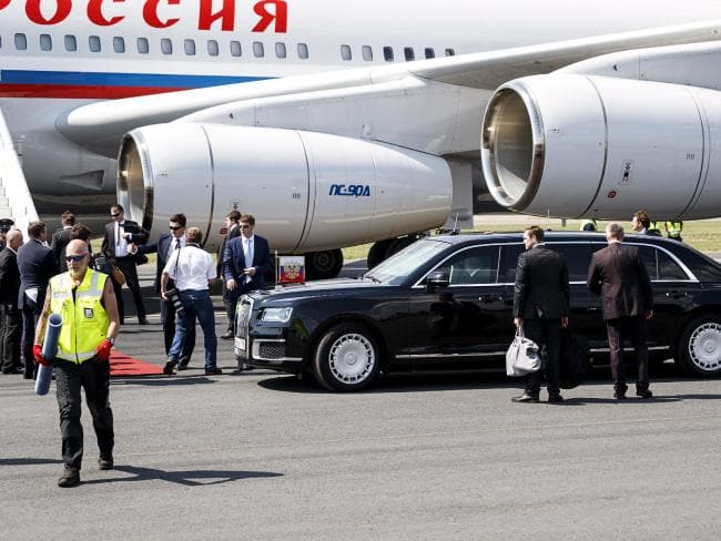 On board President Putin's lavish jet