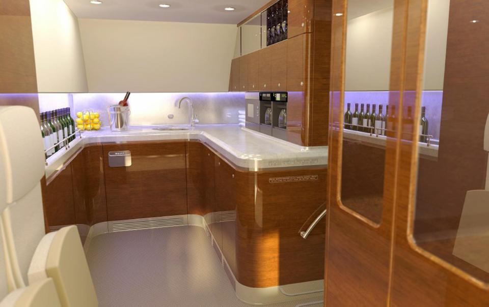 On board President Putin's lavish jet