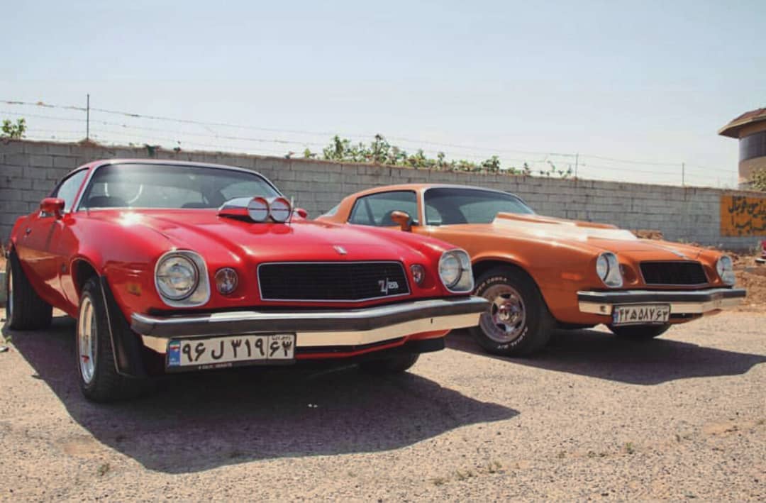 Collection of vintage Muscle cars in the capital