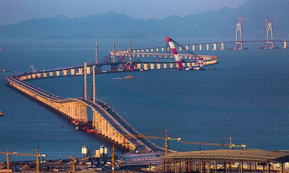 Longest sea crossing bridge cost $20 billion