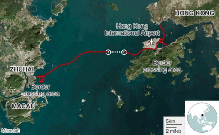 Longest sea crossing bridge cost $20 billion