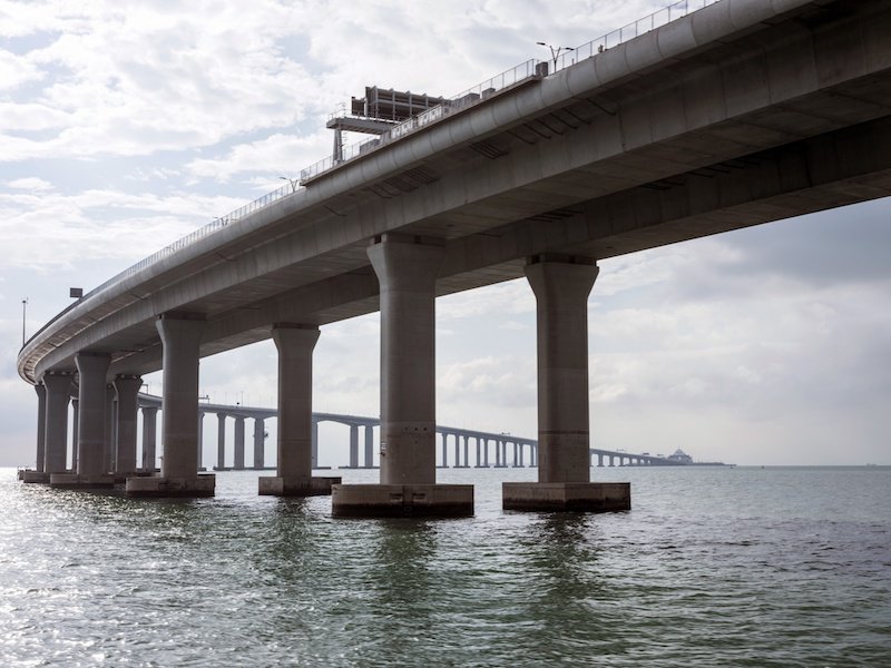 Longest sea crossing bridge cost $20 billion