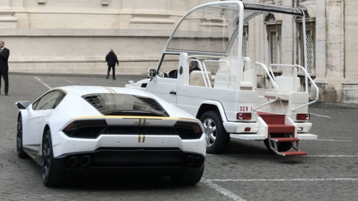 Win a Lamborghini blessed by the Pope