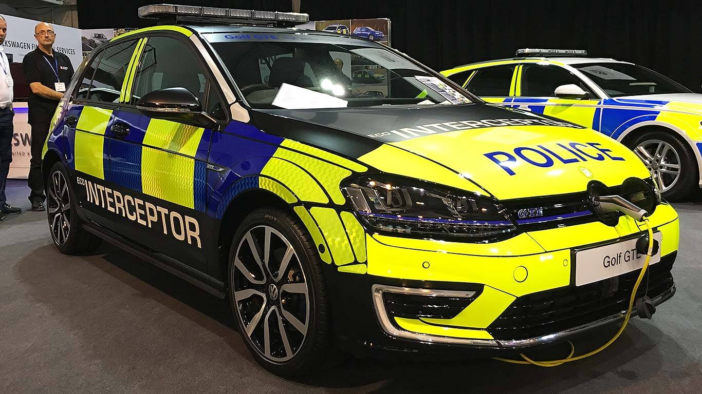 UK police cars include hybrid and super cars