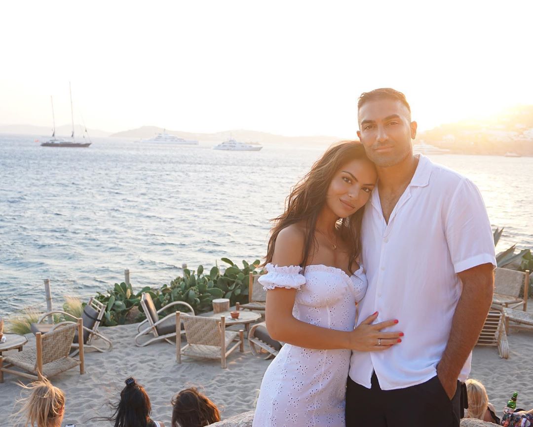 Saman Ghoddos and his beautiful partner