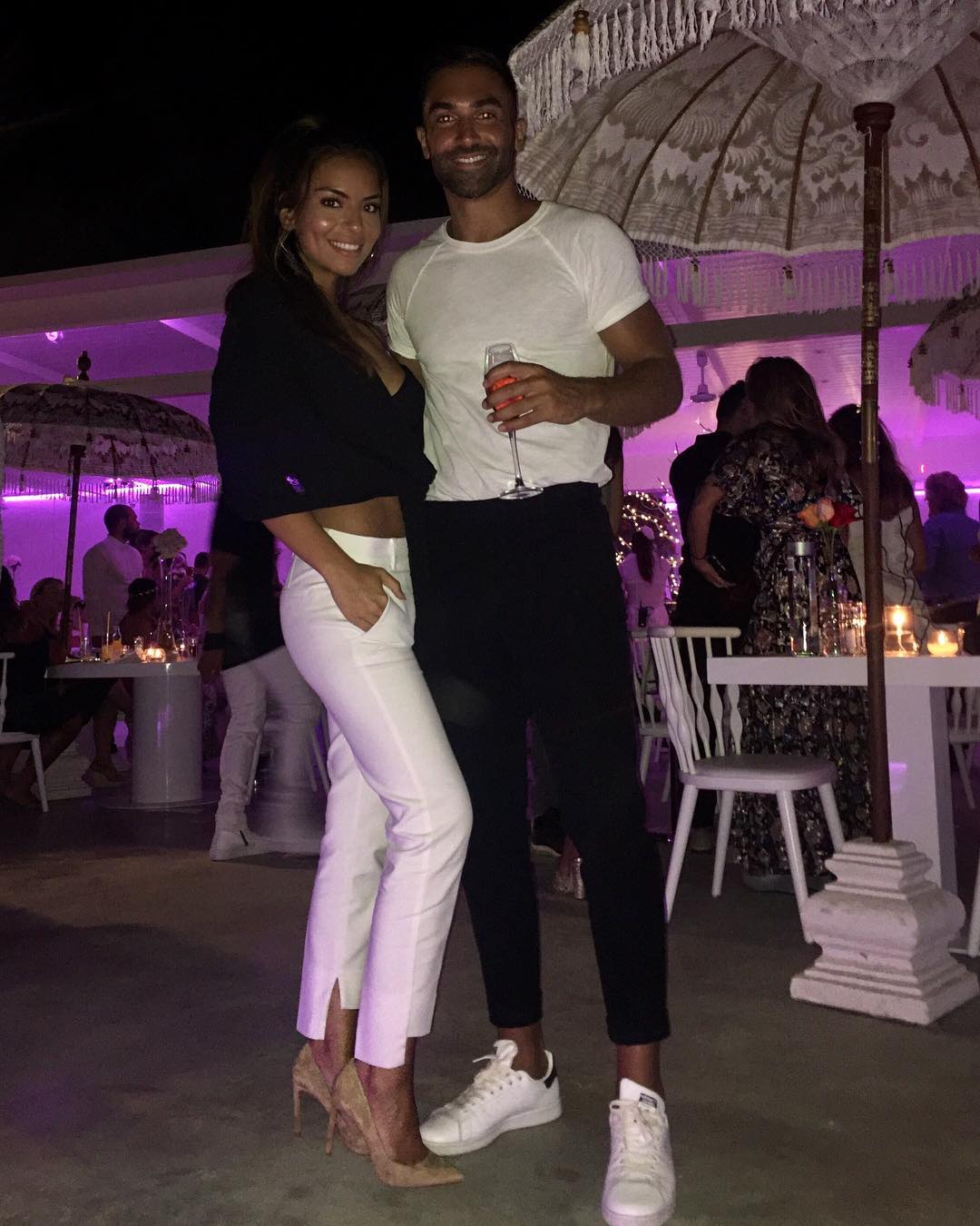 Saman Ghoddos and his beautiful partner