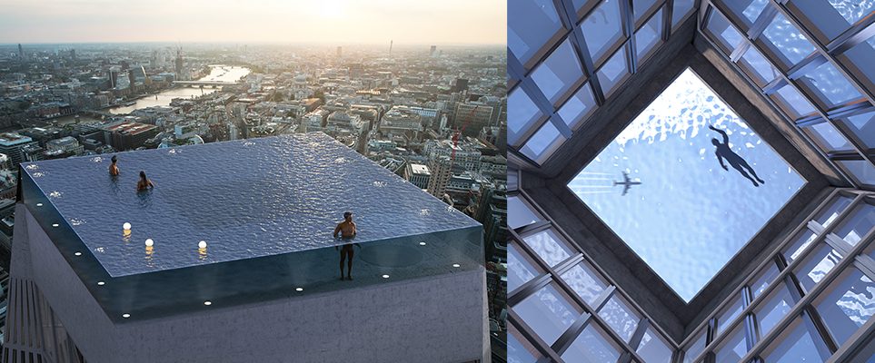 London to get world's first 360 infinity roof pool
