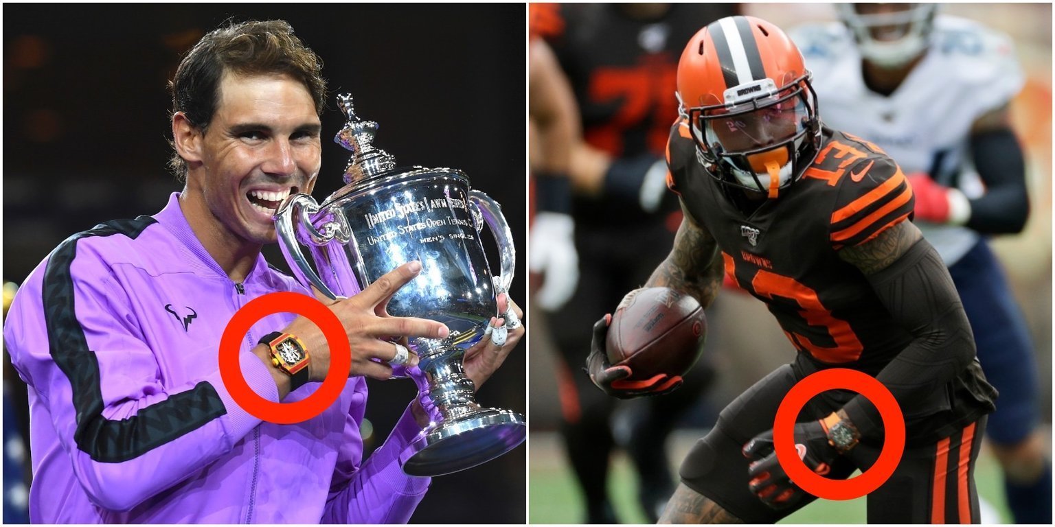 NFL star wears $300,000 watch during a game