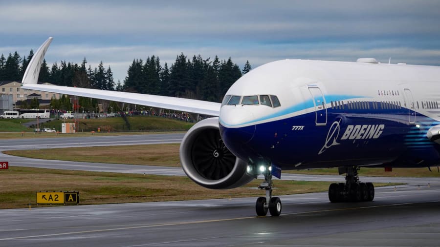 Boeing's huge new airliner finally takes flight