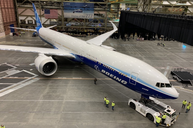 Boeing's huge new airliner finally takes flight