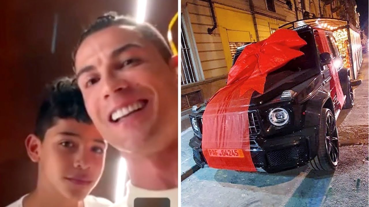 Ronaldo receives surprise new car for his birthday