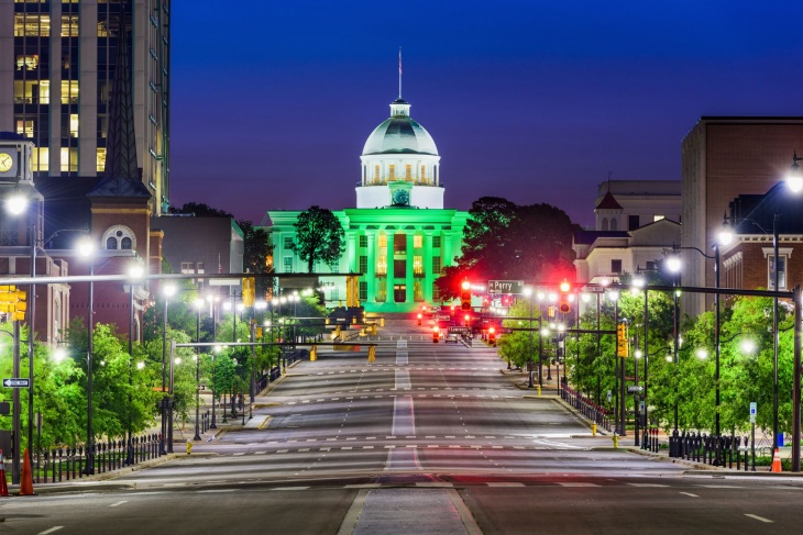 Most religious States in the US