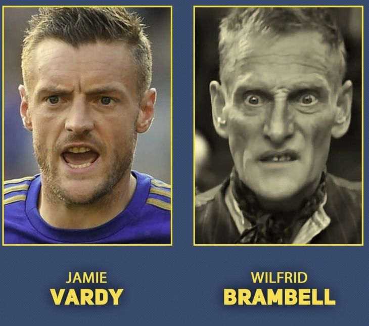 Footballers and celebrities that look identical