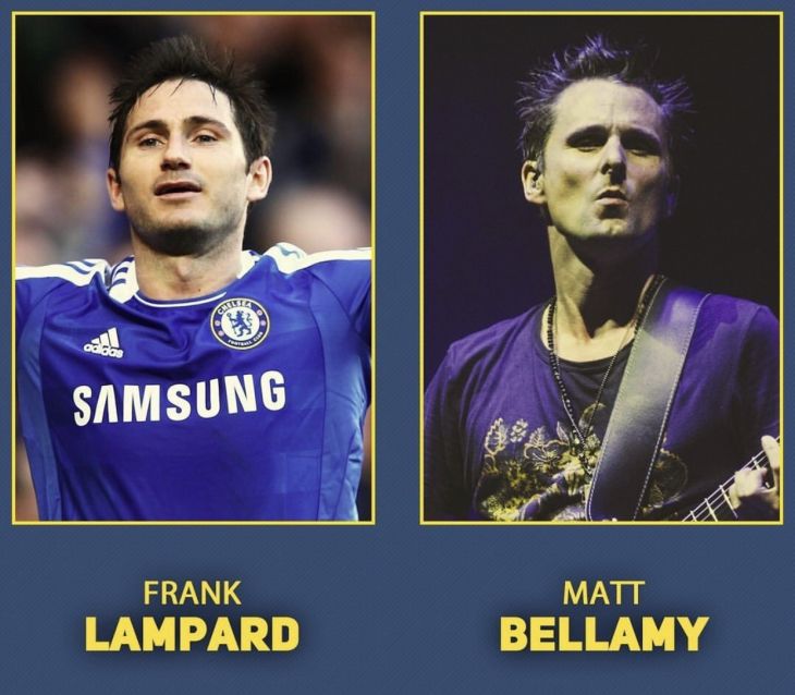 Footballers and celebrities that look identical