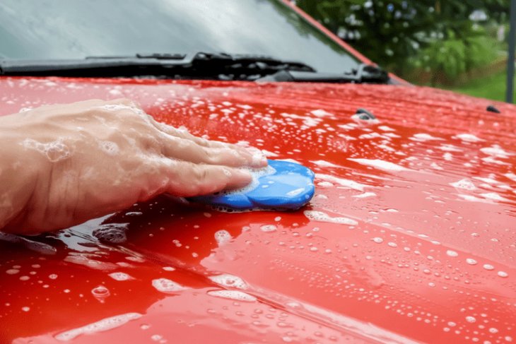 Difference between you washing your car and a professional