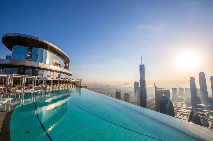 Dubai's best hotel pools with views