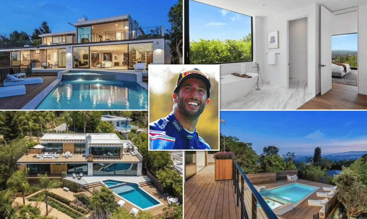 Daniel Ricciardo’s amazing Beverly Hills mansion