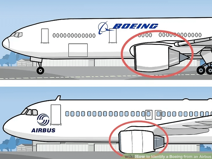How to tell the difference between an Airbus and a Boeing