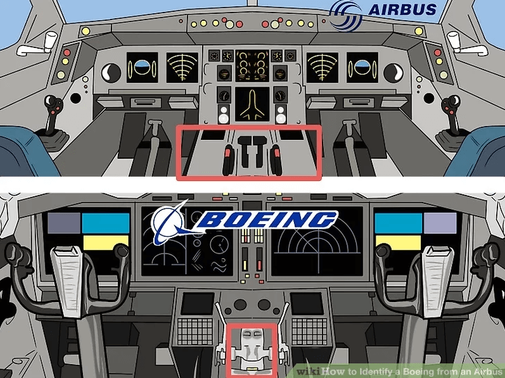 How to tell the difference between an Airbus and a Boeing